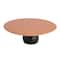 Hello Honey® 9.75" Brown & Black Enameled Mango Wood Kitchen Pedestal